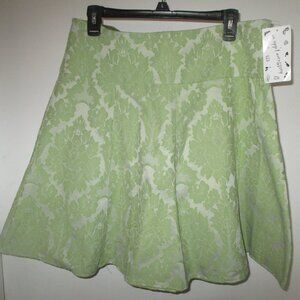 NEW with TAGS NO APPT. NECESSARY SEA FOAM BROCADE SKIRT
